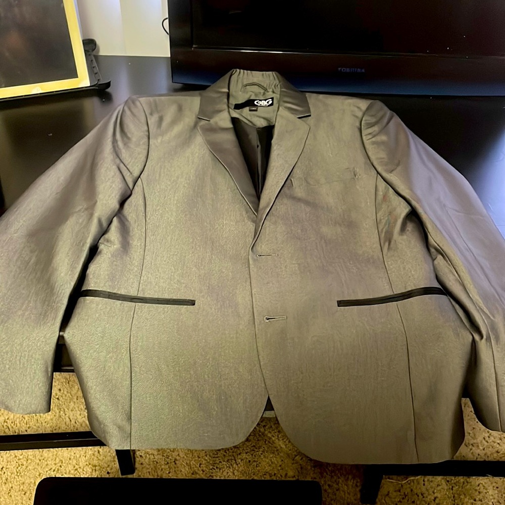 NWT GBG Los Angeles Men's Blazer Jacket gray Size small